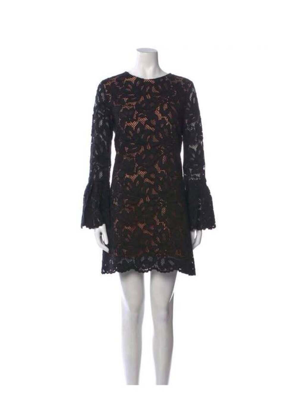ALEXIS Lace Pattern Mini Dress w/ Tags Size L